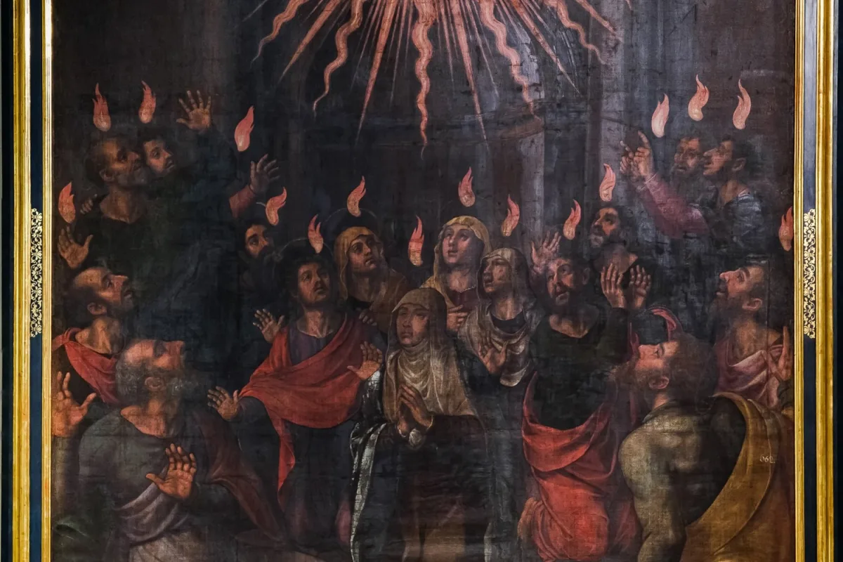 Pentacost by Joan de Joanes