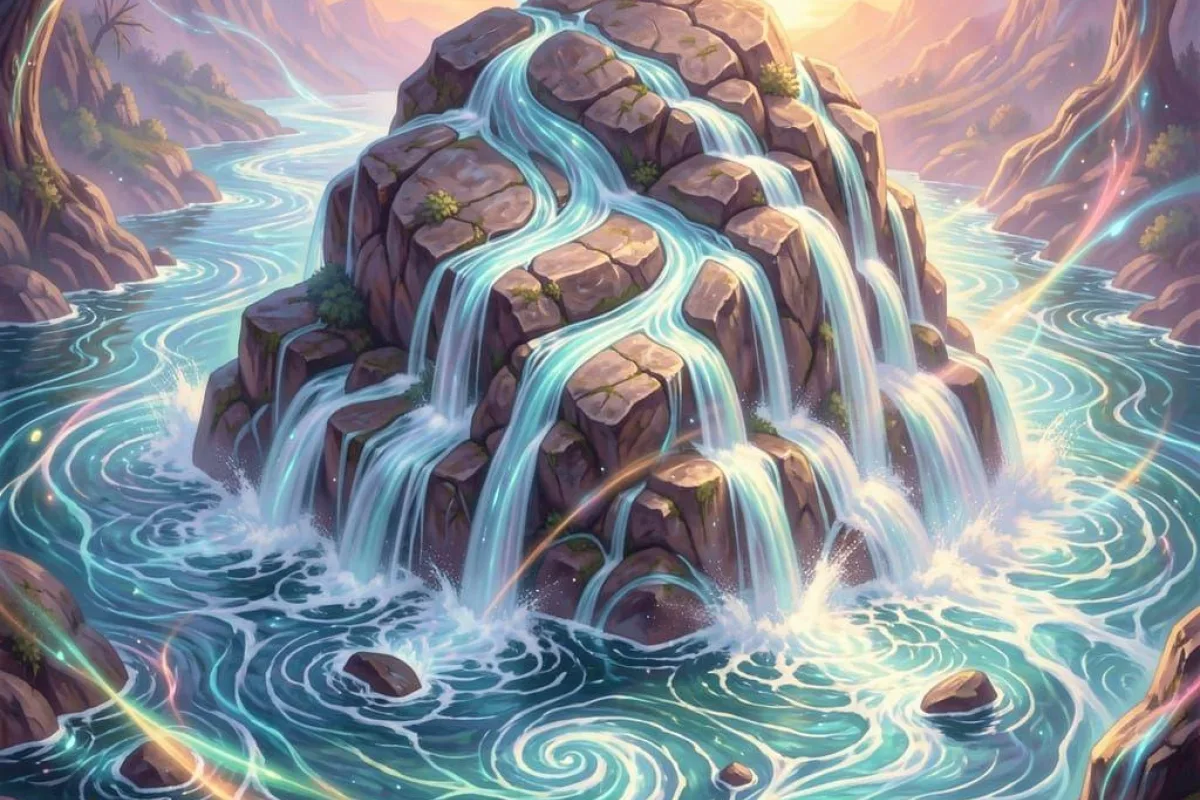 Be a River Flow Around the Rock