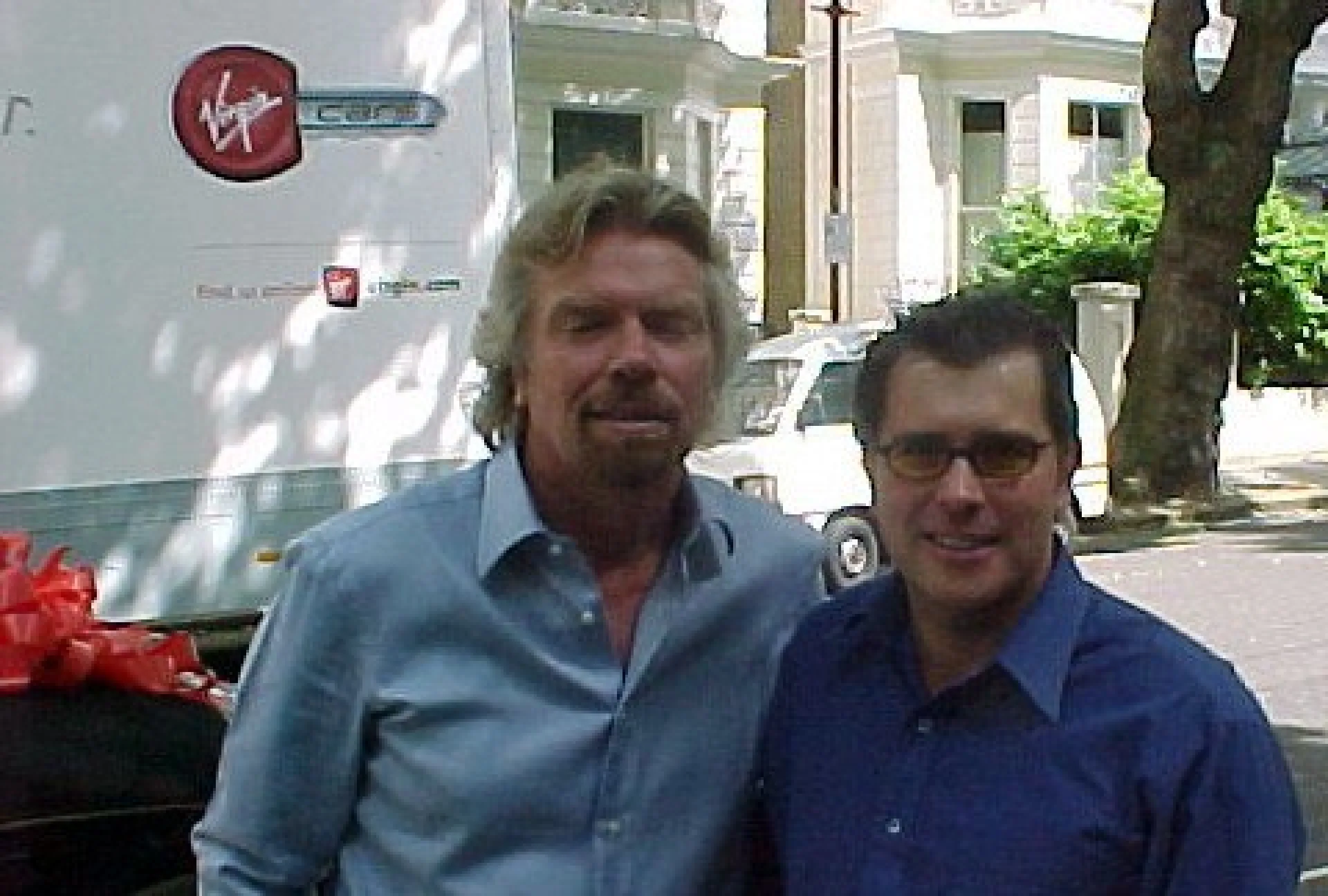 Jason Brenshean with Richard Branson