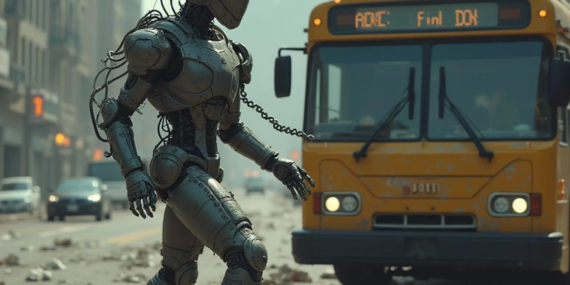 Hit by a bus