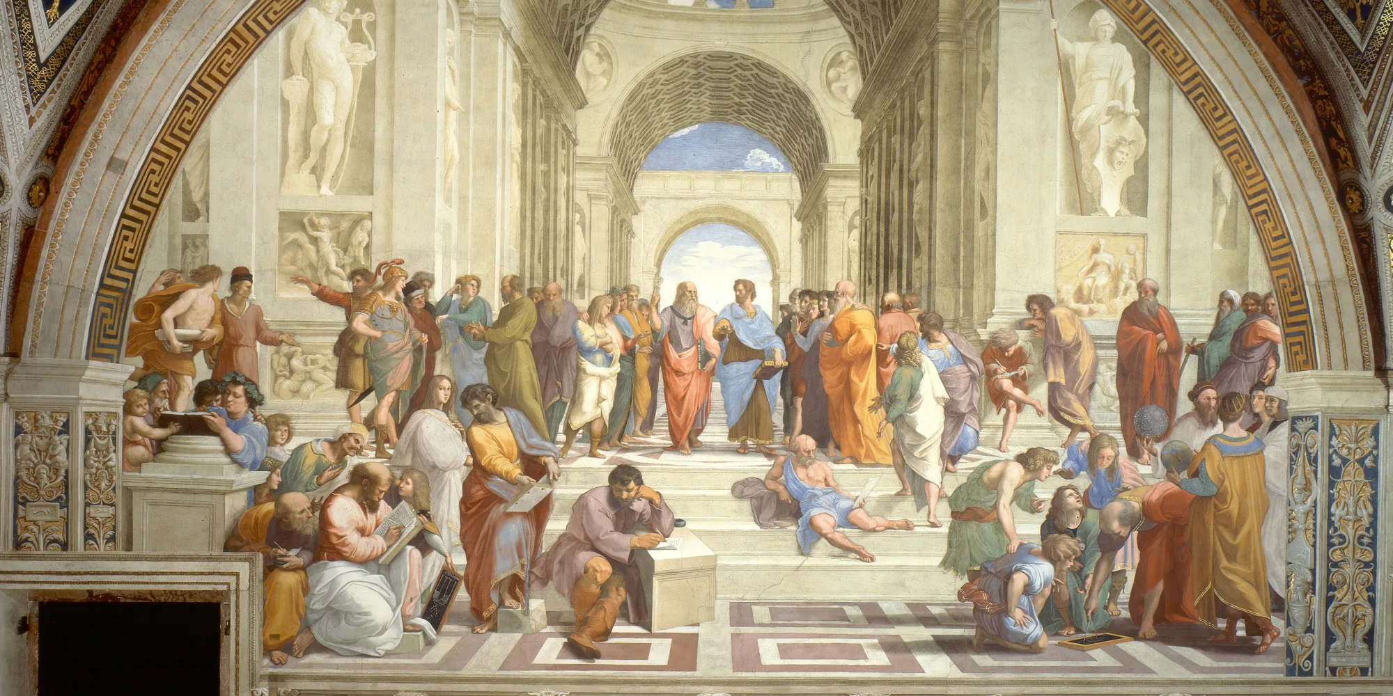 The School of Athens by Raffaello Sanzio da Urbino