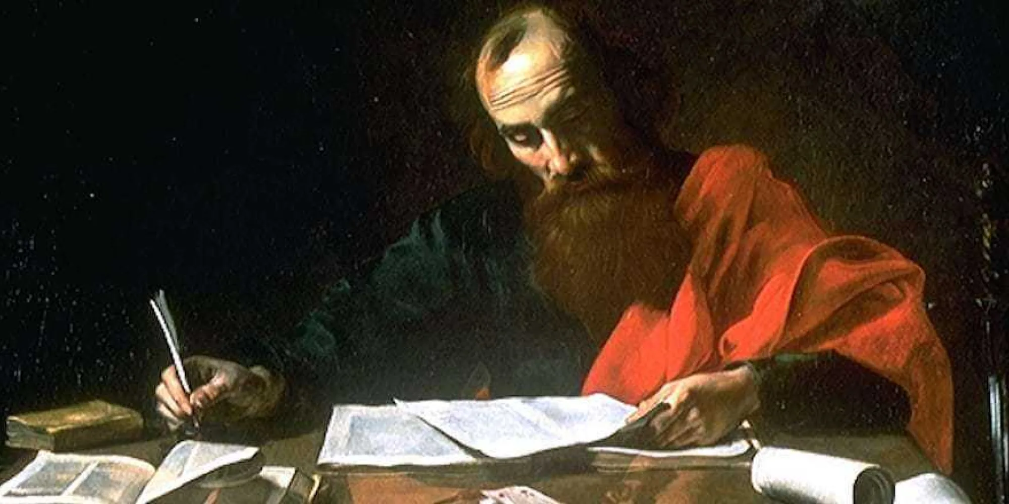 St Paul Writing the Epistles