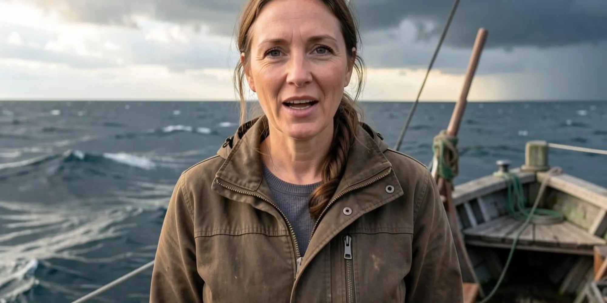 Annika talking to the camera