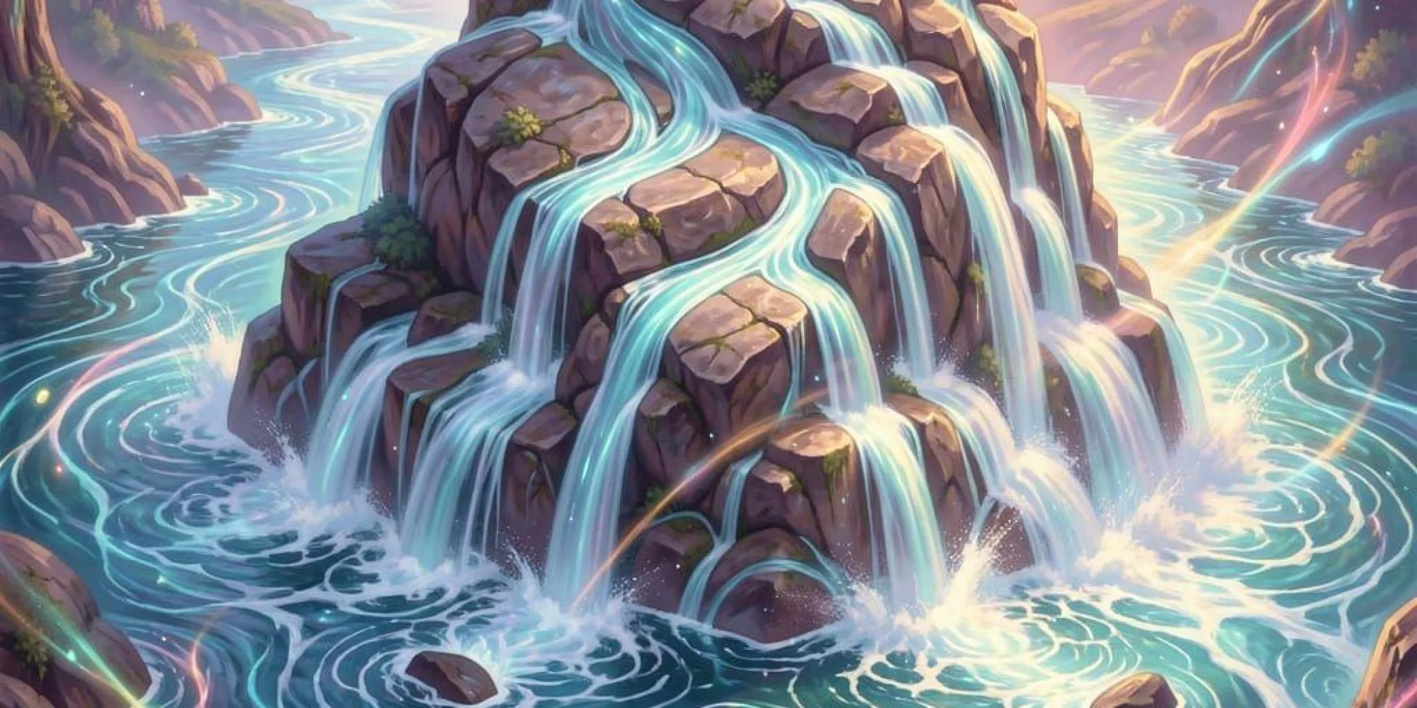 Be a River Flow Around the Rock