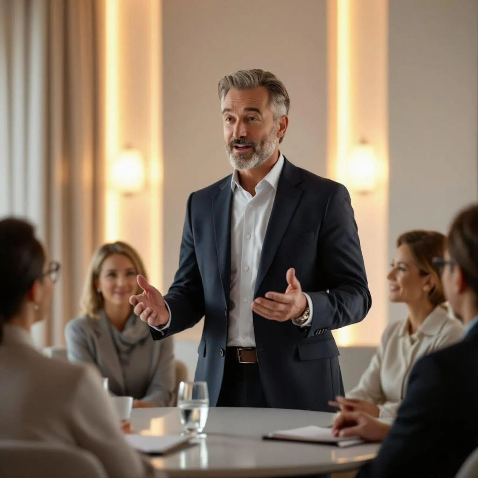 Presentation at high end rehab